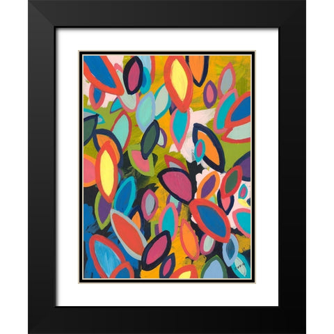 Forest Floor No. 2 Black Modern Wood Framed Art Print with Double Matting by Weiss, Jan