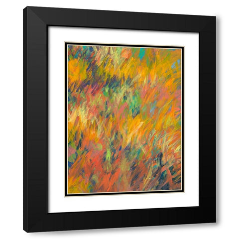 In My Meadow Black Modern Wood Framed Art Print with Double Matting by Weiss, Jan