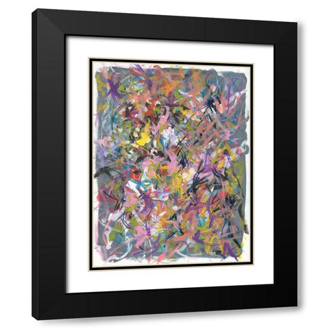 Inside Out No. 1 Black Modern Wood Framed Art Print with Double Matting by Weiss, Jan
