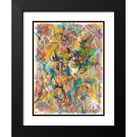 Inside Out No. 2 Black Modern Wood Framed Art Print with Double Matting by Weiss, Jan