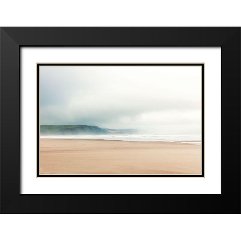 White Oceans 10 Black Modern Wood Framed Art Print with Double Matting by Winstanley, Ian