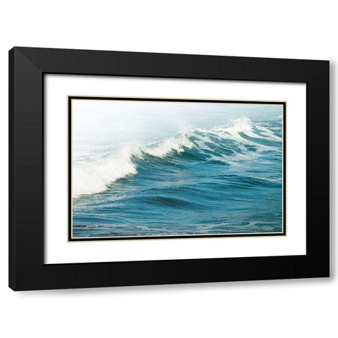 White Oceans 66 Black Modern Wood Framed Art Print with Double Matting by Winstanley, Ian