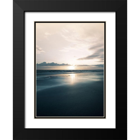 Ocean 22 Black Modern Wood Framed Art Print with Double Matting by Winstanley, Ian