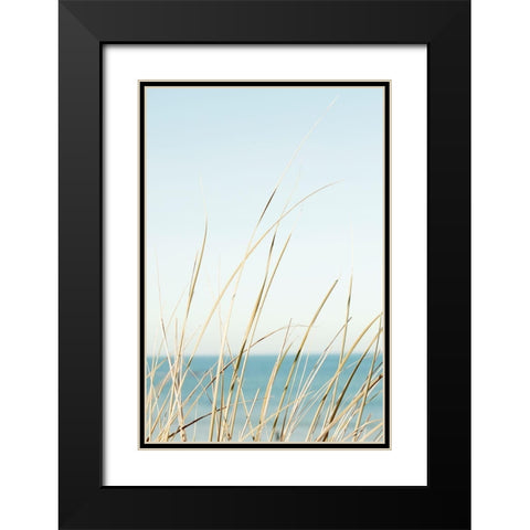 White Oceans 67 Black Modern Wood Framed Art Print with Double Matting by Winstanley, Ian