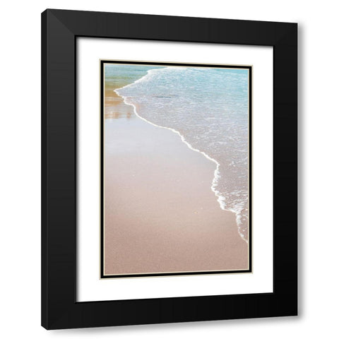 White Oceans 51 Black Modern Wood Framed Art Print with Double Matting by Winstanley, Ian