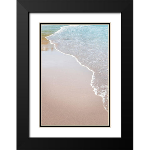 White Oceans 51 Black Modern Wood Framed Art Print with Double Matting by Winstanley, Ian