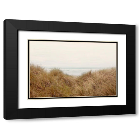 White Oceans 48 Black Modern Wood Framed Art Print with Double Matting by Winstanley, Ian