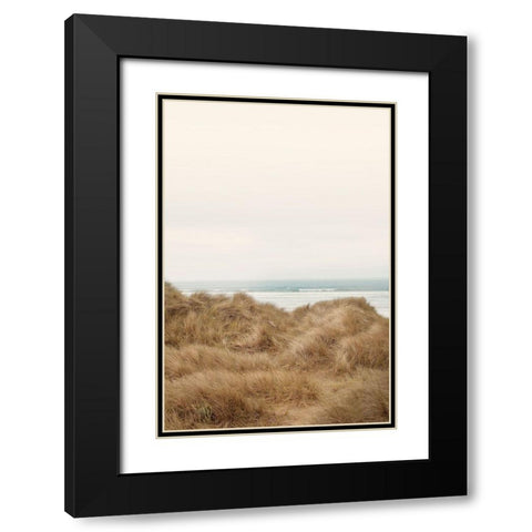 White Oceans 47 Black Modern Wood Framed Art Print with Double Matting by Winstanley, Ian