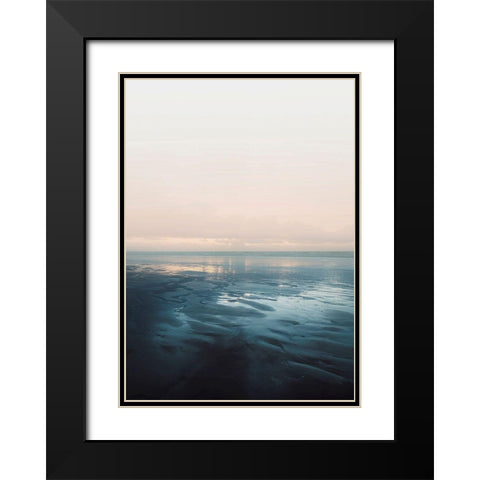 Ocean 29 Black Modern Wood Framed Art Print with Double Matting by Winstanley, Ian