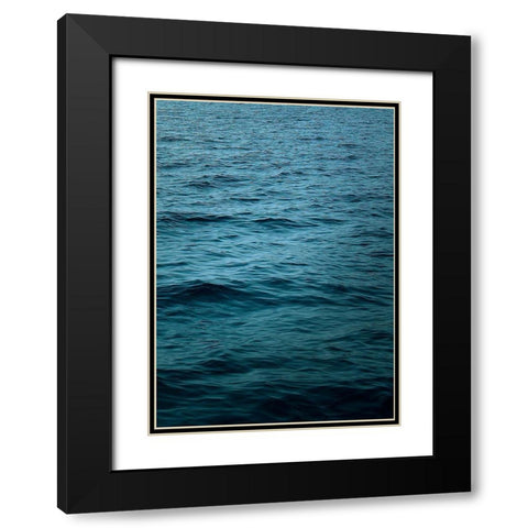 Ocean 15 Black Modern Wood Framed Art Print with Double Matting by Winstanley, Ian