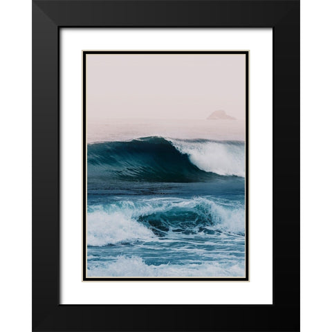 Ocean 14 Black Modern Wood Framed Art Print with Double Matting by Winstanley, Ian