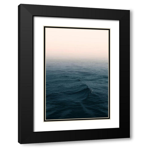 Ocean 5 Black Modern Wood Framed Art Print with Double Matting by Winstanley, Ian