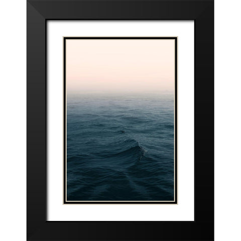 Ocean 5 Black Modern Wood Framed Art Print with Double Matting by Winstanley, Ian