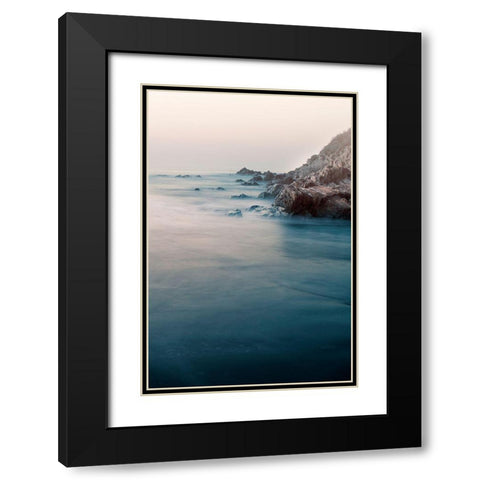 Ocean 3 Black Modern Wood Framed Art Print with Double Matting by Winstanley, Ian