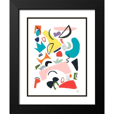 Atomic Ranch No. 1 Black Modern Wood Framed Art Print with Double Matting by Weiss, Jan