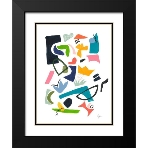Atomic Ranch No. 2 Black Modern Wood Framed Art Print with Double Matting by Weiss, Jan