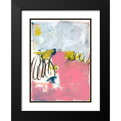 All Was Said and Done No. 1 Black Modern Wood Framed Art Print with Double Matting by Weiss, Jan