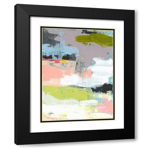 The Quiet Black Modern Wood Framed Art Print with Double Matting by Weiss, Jan