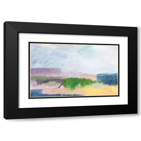 In The Desert Quiet 1 Black Modern Wood Framed Art Print with Double Matting by Weiss, Jan