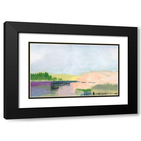 In The Desert Quiet 2 Black Modern Wood Framed Art Print with Double Matting by Weiss, Jan