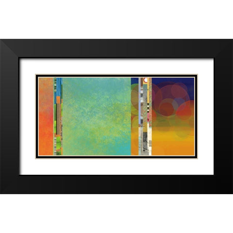 Nighttime One Black Modern Wood Framed Art Print with Double Matting by Weiss, Jan