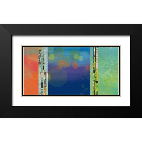 Nighttime Two Black Modern Wood Framed Art Print with Double Matting by Weiss, Jan