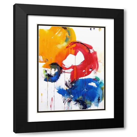 My Mothers Teeth Black Modern Wood Framed Art Print with Double Matting by Weil, Emily