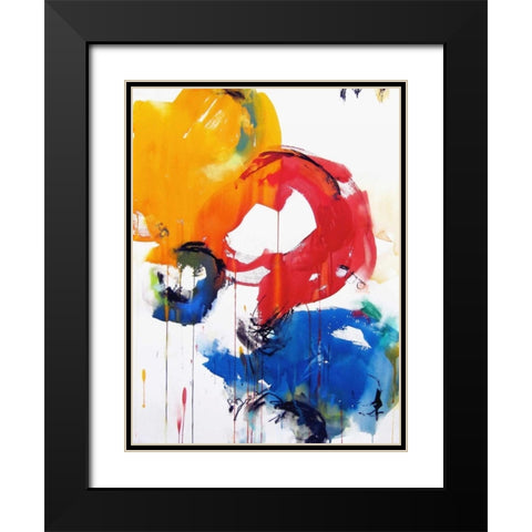 My Mothers Teeth Black Modern Wood Framed Art Print with Double Matting by Weil, Emily
