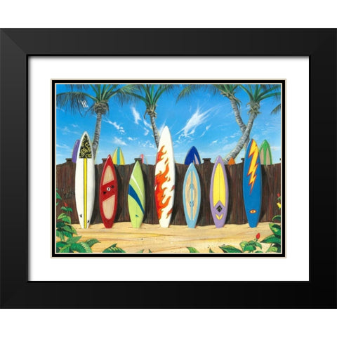 Back to Back Champions Black Modern Wood Framed Art Print with Double Matting by Westmoreland, Scott