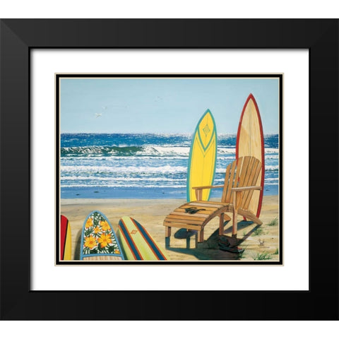 Board Meeting Black Modern Wood Framed Art Print with Double Matting by Westmoreland, Scott