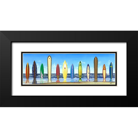 Board Stiff Black Modern Wood Framed Art Print with Double Matting by Westmoreland, Scott