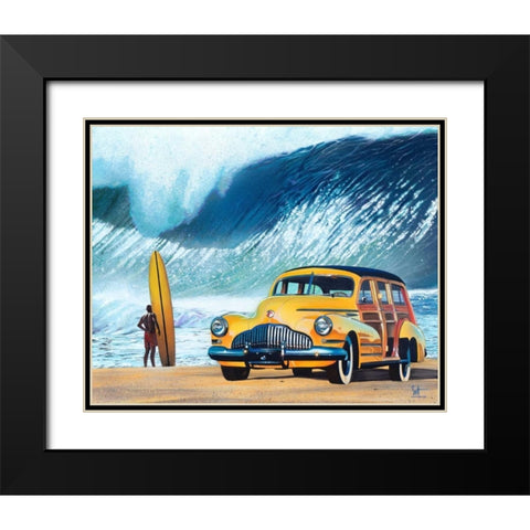 Buttercup Buick Black Modern Wood Framed Art Print with Double Matting by Westmoreland, Scott