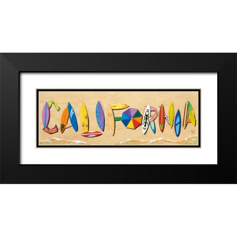 California Black Modern Wood Framed Art Print with Double Matting by Westmoreland, Scott