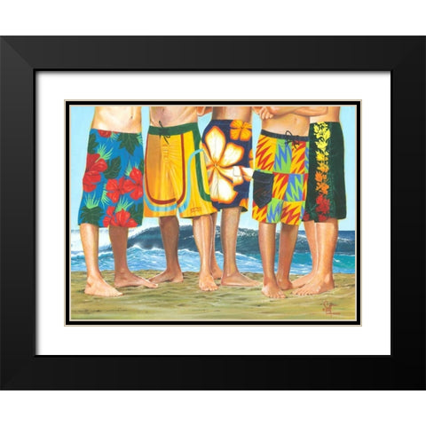 Casual Friday Black Modern Wood Framed Art Print with Double Matting by Westmoreland, Scott