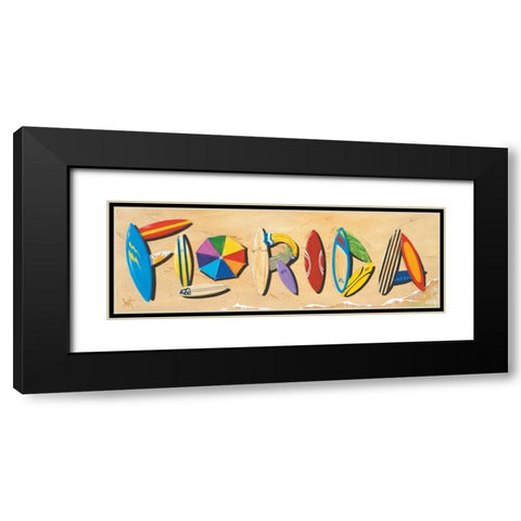 Florida Black Modern Wood Framed Art Print with Double Matting by Westmoreland, Scott