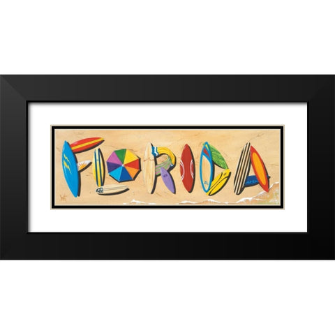 Florida Black Modern Wood Framed Art Print with Double Matting by Westmoreland, Scott