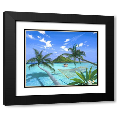 Furlough Day Black Modern Wood Framed Art Print with Double Matting by Westmoreland, Scott