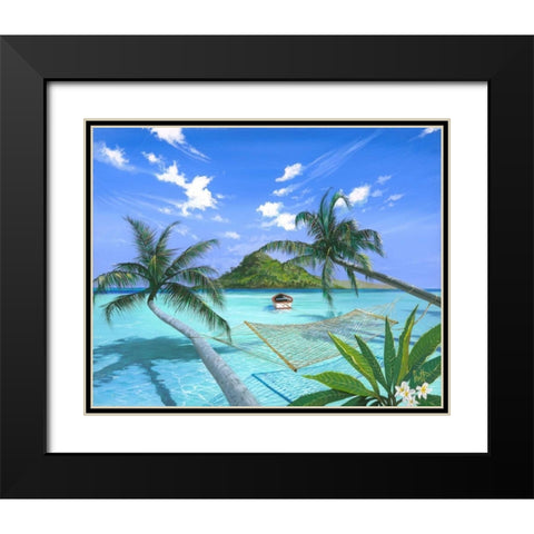 Furlough Day Black Modern Wood Framed Art Print with Double Matting by Westmoreland, Scott