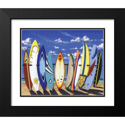 Group Hug Black Modern Wood Framed Art Print with Double Matting by Westmoreland, Scott