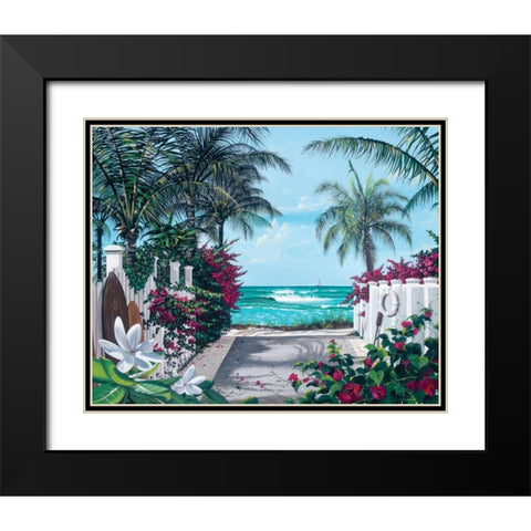 Pathway to Paradise Black Modern Wood Framed Art Print with Double Matting by Westmoreland, Scott