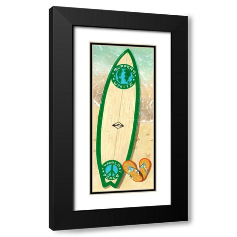 Peace Pilgrim Black Modern Wood Framed Art Print with Double Matting by Westmoreland, Scott