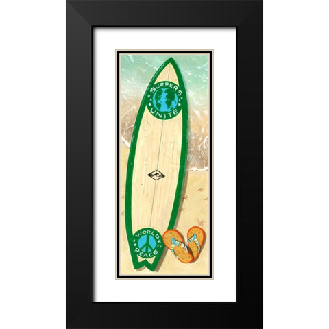 Peace Pilgrim Black Modern Wood Framed Art Print with Double Matting by Westmoreland, Scott