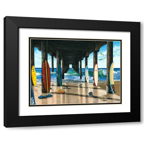 Pier Group Black Modern Wood Framed Art Print with Double Matting by Westmoreland, Scott