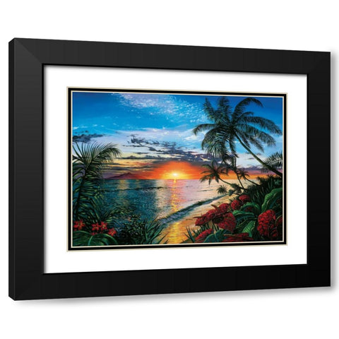 Sunset Serenade Black Modern Wood Framed Art Print with Double Matting by Westmoreland, Scott
