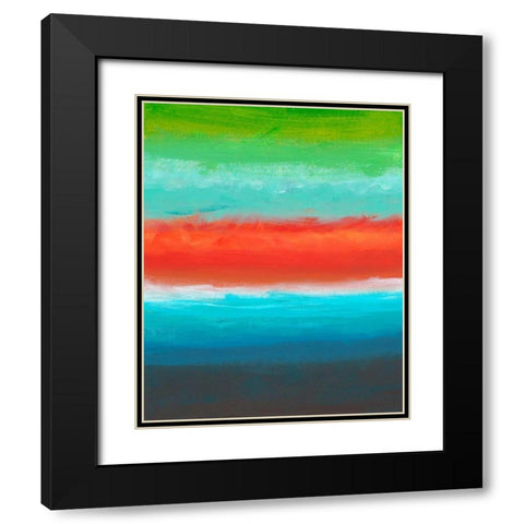 Night Coast Three Black Modern Wood Framed Art Print with Double Matting by Weiss, Jan