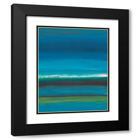 Night Coast One Black Modern Wood Framed Art Print with Double Matting by Weiss, Jan