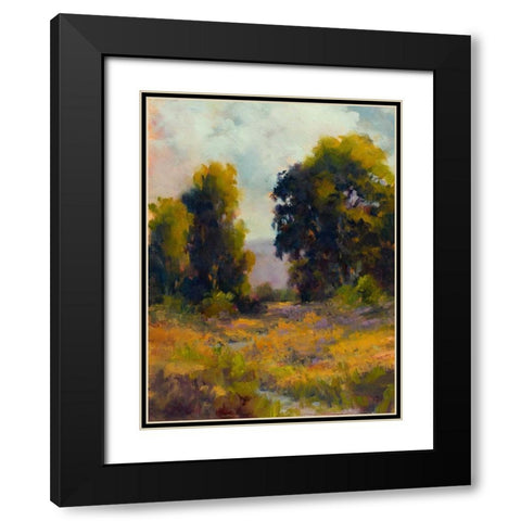Eucalyptus Path Black Modern Wood Framed Art Print with Double Matting by Weil, Alice