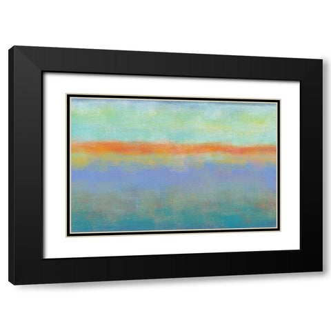 Country Sky 2 Black Modern Wood Framed Art Print with Double Matting by Weiss, Jan