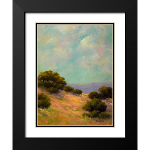 Spring Hill Black Modern Wood Framed Art Print with Double Matting by Weil, Alice