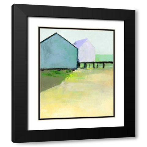Marina Black Modern Wood Framed Art Print with Double Matting by Wakefield, Martha